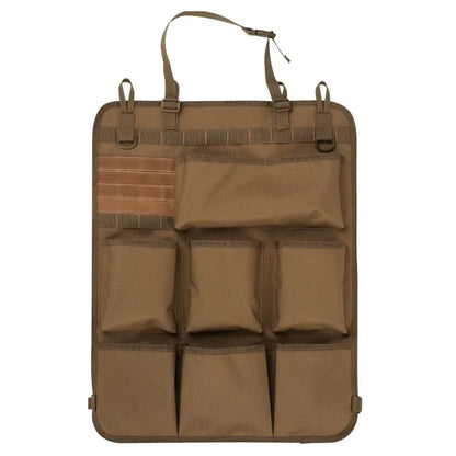Tactical Camo Car Seat Back Storage Bag – Hanging Organizer Pocket for Interior Accessories