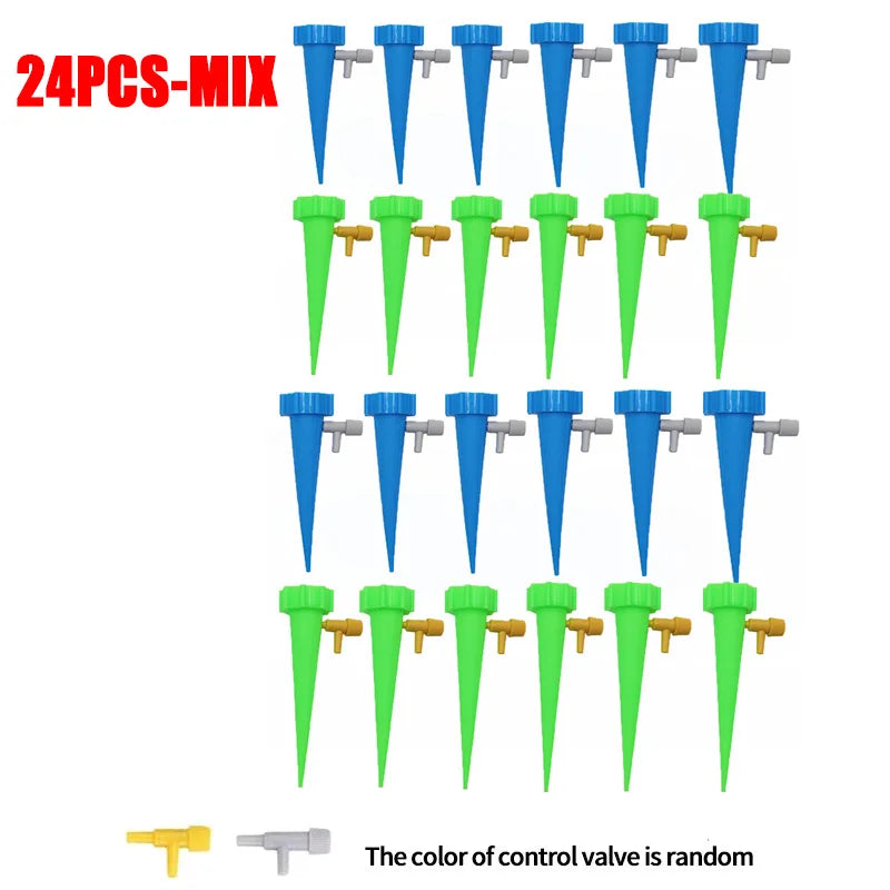 Automatic Drip Irrigation System - Adjustable Self-Watering Device for Garden Plants & Greenhouse Use
