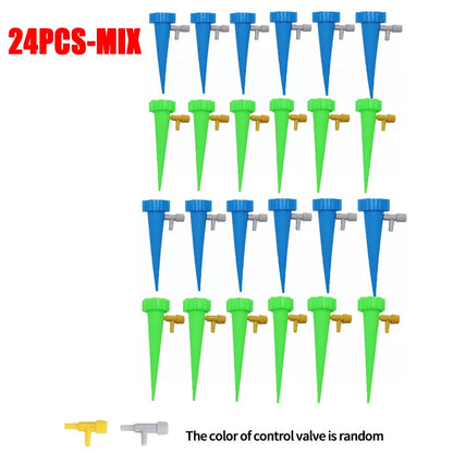 Automatic Drip Irrigation System - Adjustable Self-Watering Device for Garden Plants & Greenhouse Use