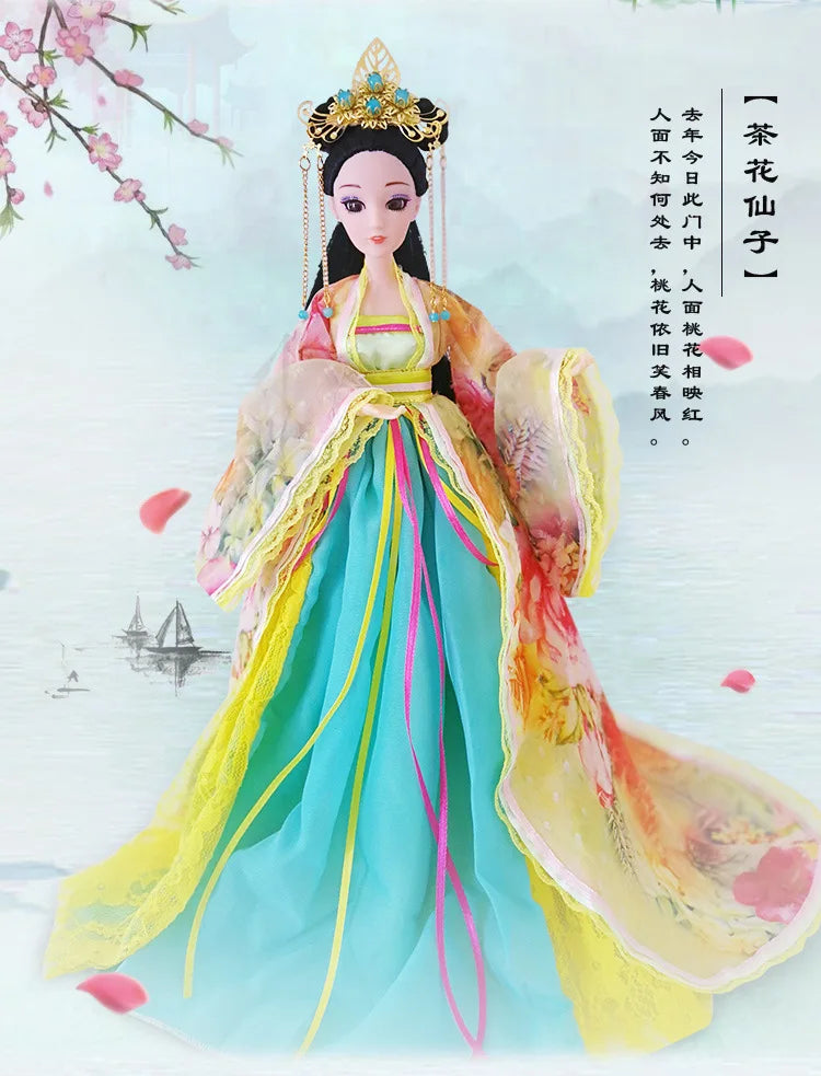 Ancient Dress Imperial Concubine Doll – Jointed Princess Fairy Suit with Clothes