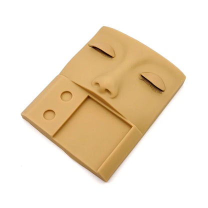 Eyelash Extension Mannequin Head – Practice Makeup Tool with Removable Replacement Eyelids for Training