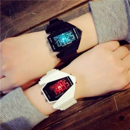 Multi-Function Aircraft Sports Watch for Junior High School Boys & Girls – Kids Digital Electronic Watch