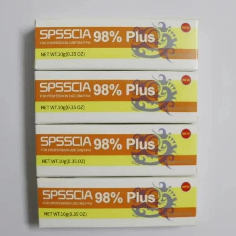Original SPSSCIA Tattoo Cream 10g – 98% Formula for Pre & Post Permanent Makeup, Microblading Eyebrows & Lips