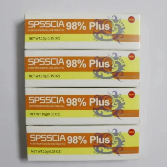Original SPSSCIA Tattoo Cream 10g – 98% Formula for Pre & Post Permanent Makeup, Microblading Eyebrows & Lips