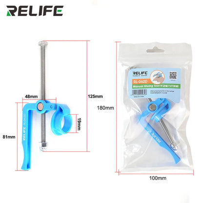 RELIFE RL-062D Labor-Saving Solder Paste Booster - 5-10CC Capacity UV Solder Mask Ink Welding Oil Pusher for Efficient Motherboard Repair - Essential Tool for Electronics Work