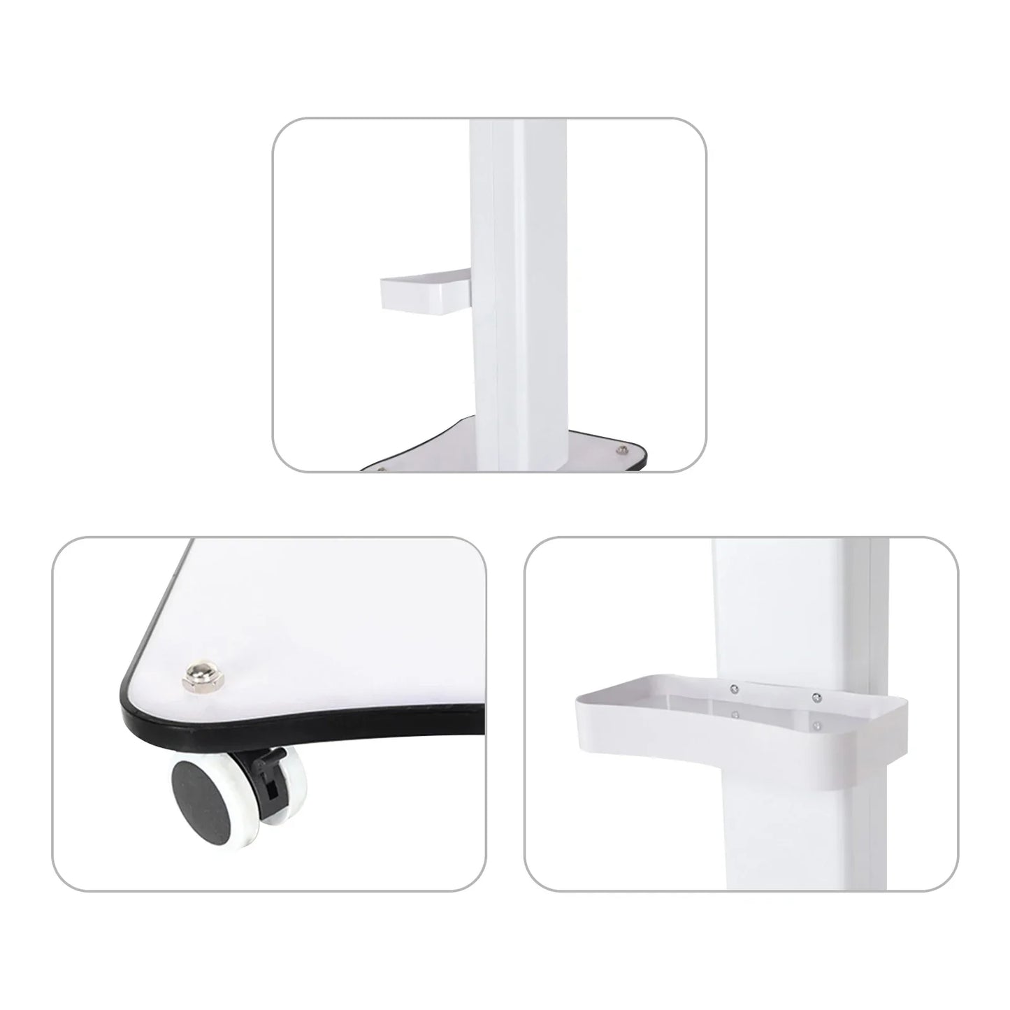 3-Tier Rolling Beauty Salon Trolley – SPA Equipment Stand with Push Handle & Storage Organizer
