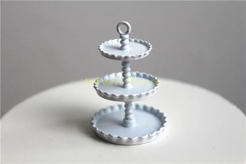 1/12 Miniature Dollhouse Cake – Pretend Play Dessert Toy for Blythe & BJD Dolls