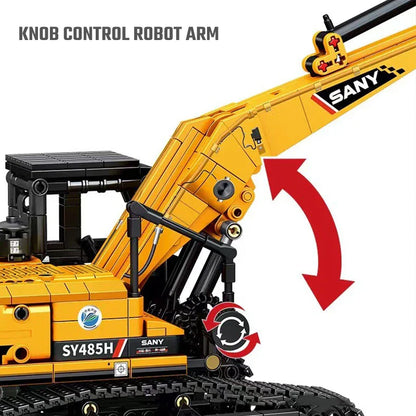 SEMBO BLOCK 1022pcs Excavator Model Building Blocks – MOC City Construction Engineering Vehicle Educational Toy Gift for Boys