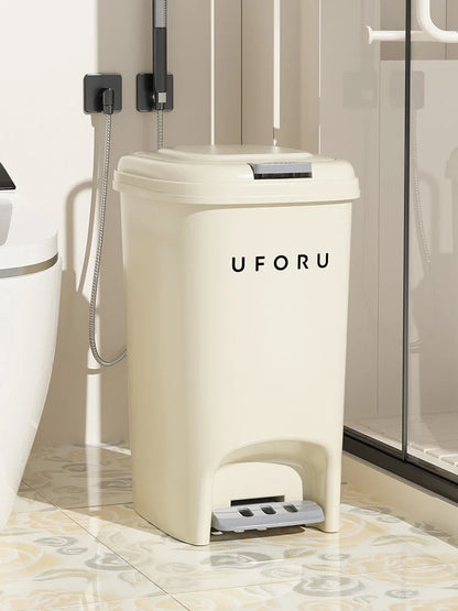 10L/20L Double Pedal Trash Can – Large Capacity Kitchen & Bathroom Bin with Lid, Foot/Push Type