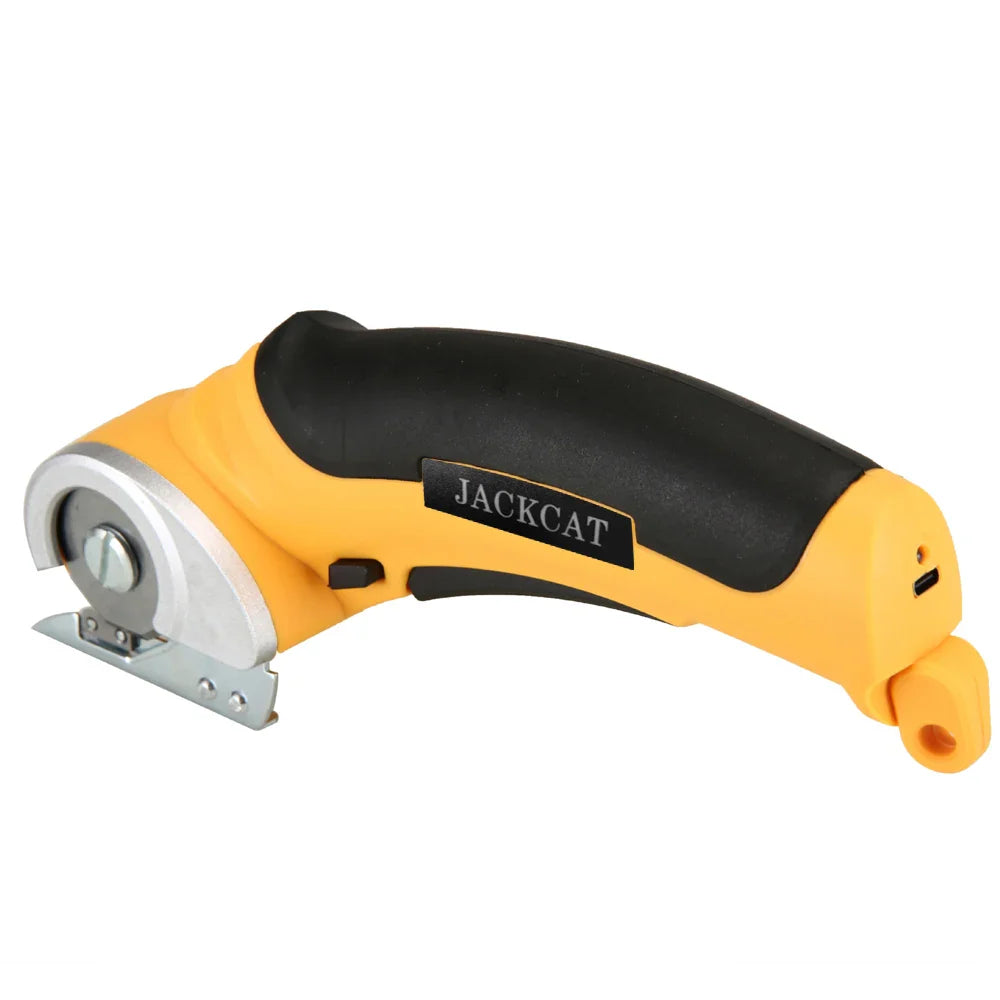6mm Electric Rotary Cutter – Fabric, Paperboard, Leather, and Plastic Trimmer Scissors for Precise Cutting