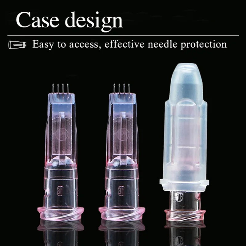 Medical Disposable 34G Powder Needle – Non-Painless Ultrafine Beauty Needle (1.2mm/1.5mm)