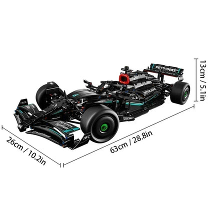 1642PCS F1 W14 E Performance Speed Car Building Blocks – Technical Vehicle Model, Compatible with 42171, DIY Toy Gift for Kids