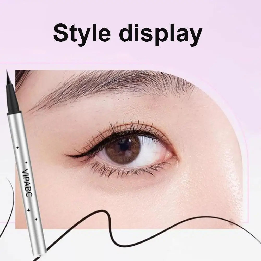 Dezone Lower Eyelashes Stamp Pen - Black/Brown Waterproof, Sweatproof 3 in 1 Korean Makeup for Natural-Looking Eyelashes