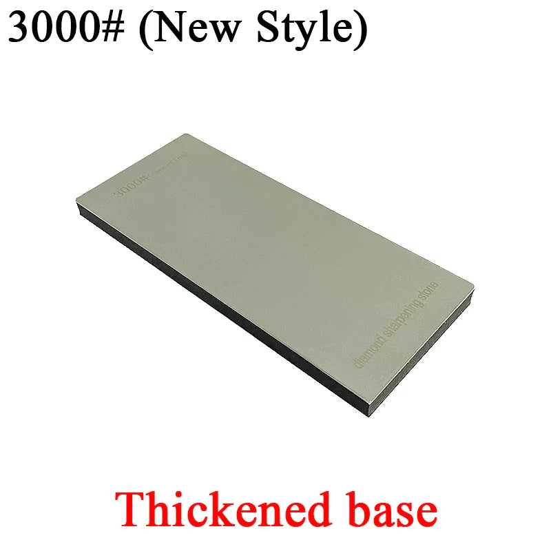 Thickened Non-Slip Diamond Knife Sharpener – 15° Kitchen Whetstone & Leather Polishing System