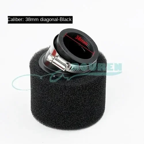 35–60mm Foam Air Filter – Red Elbow Neck Sponge Cleaner for Scooter, Dirt Bike, Motorcycle | Kayo BSE Compatible