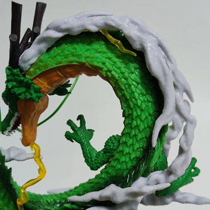 24cm Dragon Ball Anime Figure — Goku & Shenron PVC Statue for Collection & Room Decor