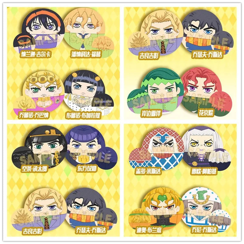 Anime Bruno Buccellati & Leone Abbacchio Cosplay Keychain Badge Plush Pendant – Cartoon Costume Accessory Prop