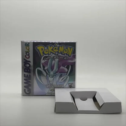 Pokemon Series GBC Game Cartridge in Box USA Version – Red, Blue, Yellow, Green, Gold, Silver, Crystal