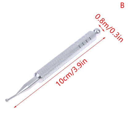 Manual Acupuncture Pen with Terahertz Energy Stone | Trigger Point Massager Stick for Face & Body Relaxation