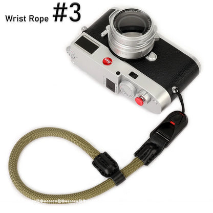 Nylon Rope Sling Quick Release Camera Strap – Wrist & Neck Shoulder Strap for Fujifilm, Sony, Nikon, Canon & Leica Mirrorless Cameras