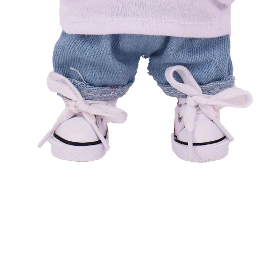 Labubu 17cm Doll Clothes Set — Plush Doll Accessories for Girls’ Birthday & Christmas Gifts