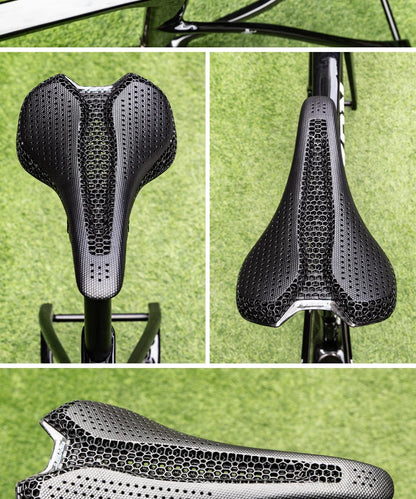 RYET Carbon 3D Printed Bike Saddle – Ultralight 175g Seat for Men & Women Road, MTB, Gravel, Triathlon Cycling