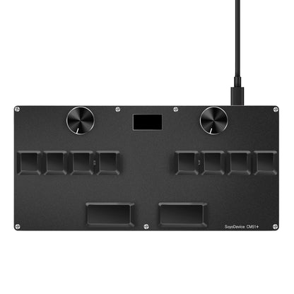 CM51 SayoDevice Rapid Trigger Magnetic Switch Keyboard with Knob & Screen – OUTEMU/Gateron Switch Gaming Macropad for OSU & DJMAX Shortcuts