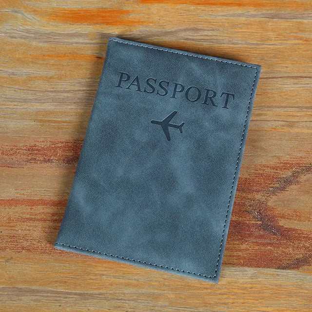 World Map Lover Passport Cover – Hot Stamping Travel Passport Holder Case for Men & Women, Fashion Wedding Gift Organizer