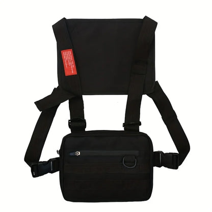 Pocket Chest Front Pack – Vest Rig Carry Waist & Chest Bag Pouch