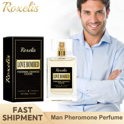 Pheromone Cologne for Men, Sexy Temptation Scent to Attract Women, Fresh Lasting Fragrance for Business Gentlemen