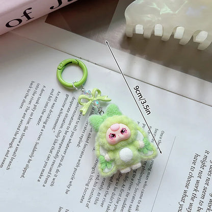 Kawaii Plush Keychain – Cute Aesthetic Bag Charm for Women, Wedding & Party Gifts