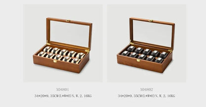 Oirlv 10-Slot Watch Box – Large Multifunctional Jewelry & Watch Organizer Display Case