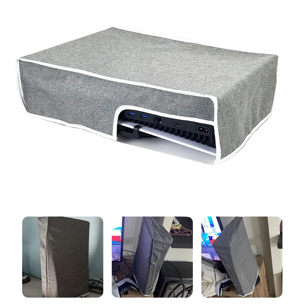 PS5 Game Console Dust-Proof Cover - Waterproof Protective Sleeve Guard for PlayStation 5