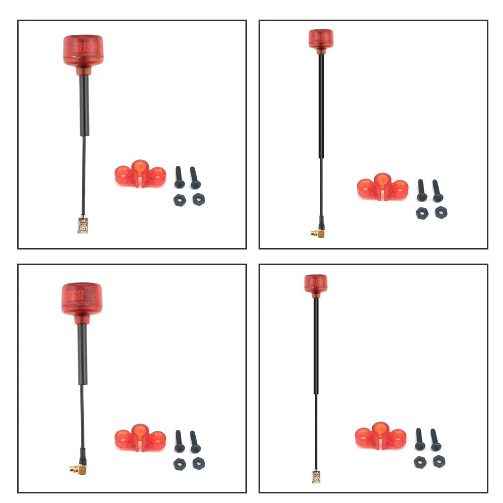 Rush Cherry FPV 5.8G Antenna – LHCP/RHCP SMA MMCX UFL IPEX Adapter for Racing Drone Goggles