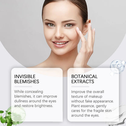 Invisible Dark Circles Concealer – Acne & Lacrimal Groove Cover, Brightening Facial Makeup Base Cosmetics