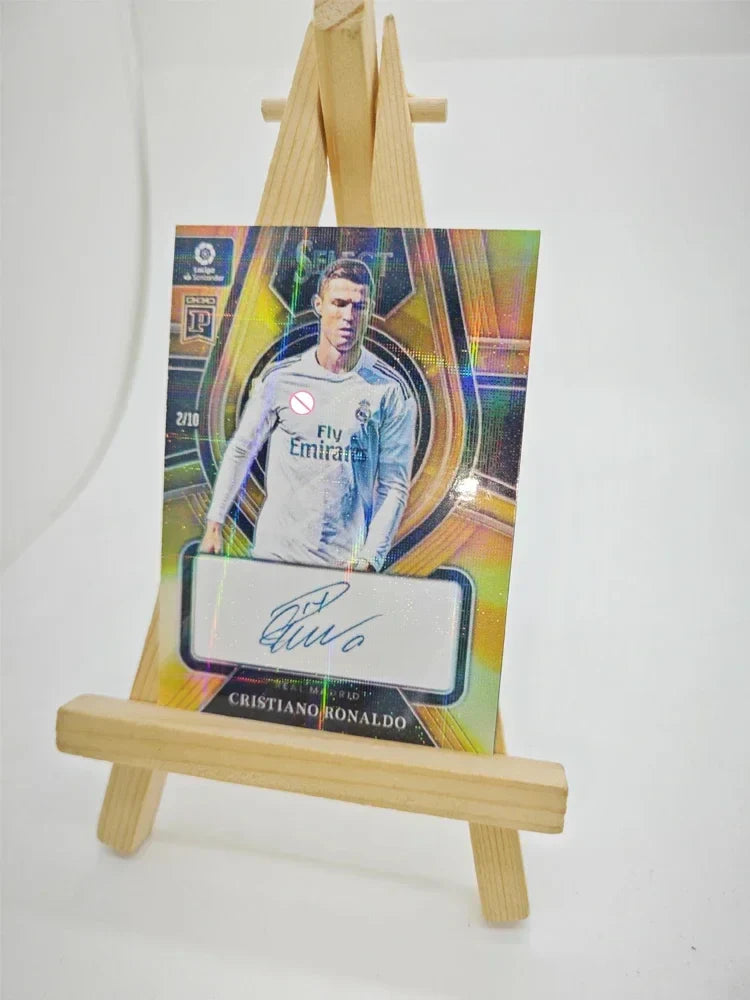 Panini DIY Star Football Card – Messi & Ronaldo Collectible, Homemade Gift for Christmas & Birthday