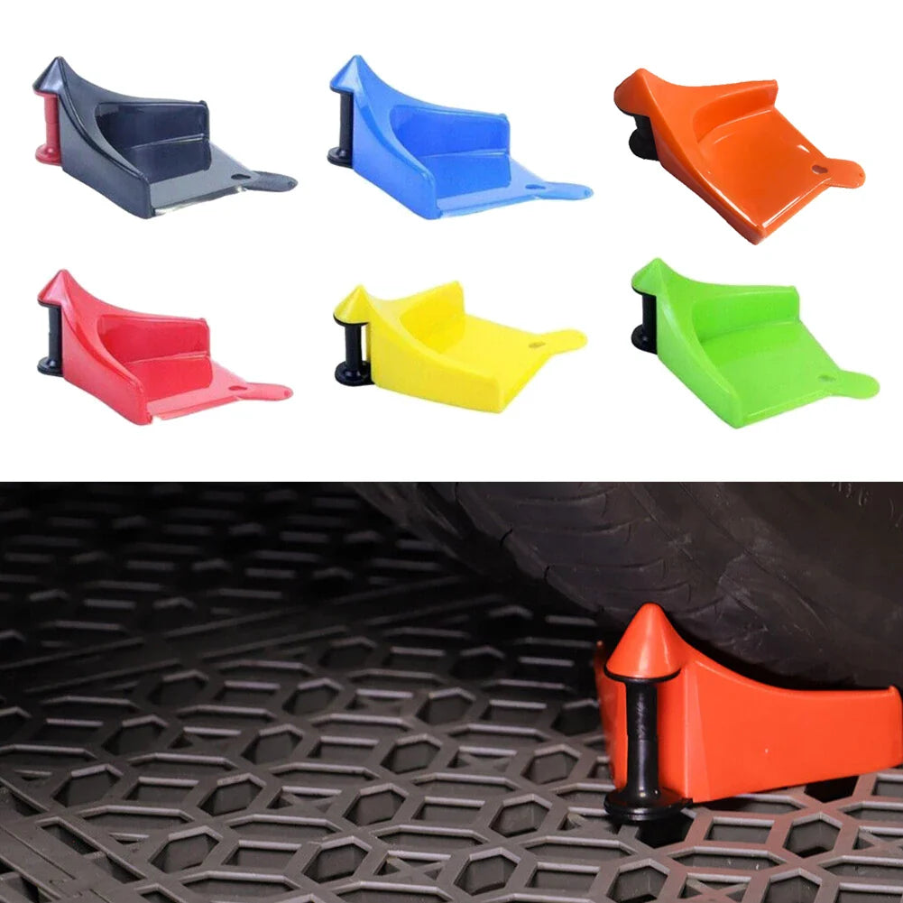 Portable Tire Wedge Hose Guides - Random Color Car Washing Water Pipe Tube Anti-Pinch Tools, Auto Hose Winder