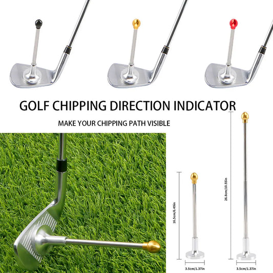Golf Alignment Stick – Stainless Steel Swing Trainer with Magnetic Suction Cup for Swing Correction & Training Aids