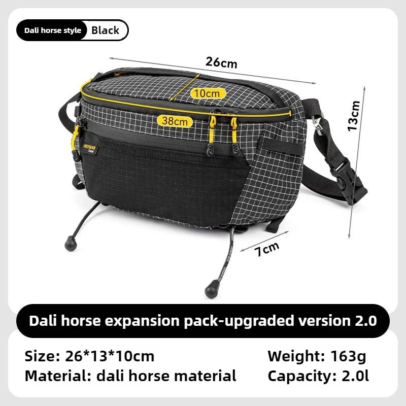 HIKEMAN Waterproof Outdoor Hiking Chest Bag – Large Capacity Crossbody Pack for Cycling, Camping & Travel