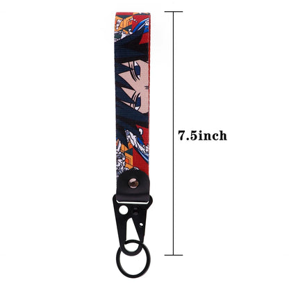 Anime Eagle Beak Keychain - Cool Figures Short Lanyard for Phone Rope - Badge Holder & USB Pendant - Portable Key Accessory