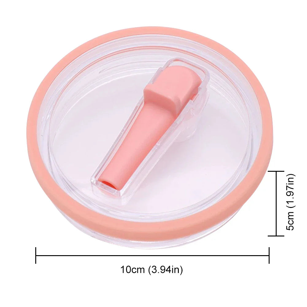 40oz Tumbler Flip Straw Lid – Spill-Proof, Reusable Replacement Cover for Stanley Cups