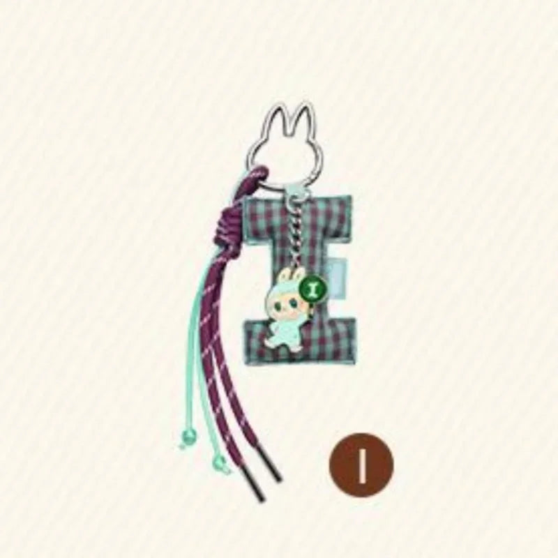 POP MART Labubu The Monsters Pin — Love Series Letter Pendant Blind Box, Mystery Toy Figure Ornament