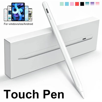 Apple Pencil Stylus Pen - Palm Rejection Digital Pencil with Power Display for iPad Pro, Air, Mini & 2018-2022 Models