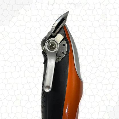 Professional Men’s Hair Clipper Set - Vintage 6500RPM Low-Noise Ceramic Blade Trimmer for Home & Salon Use