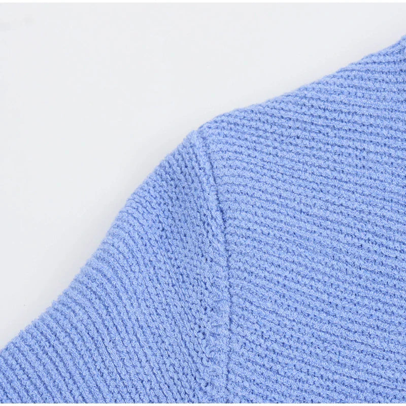 2025 New Women’s Knit Slim Mini Dress – Elegant Single-Breasted Solid Color Office & Daily Commuting Vestido