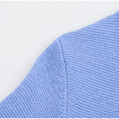 2025 New Women’s Knit Slim Mini Dress – Elegant Single-Breasted Solid Color Office & Daily Commuting Vestido