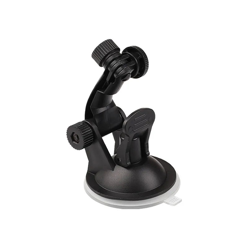 Suction Cup Car Mount with Tripod Adapter — Phone & GoPro Holder for Action Cameras