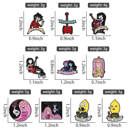 Cartoon Anime Character Enamel Pins – Cute Little Monk Brooches Lapel Badges, Funny Jewelry Gift for Friends