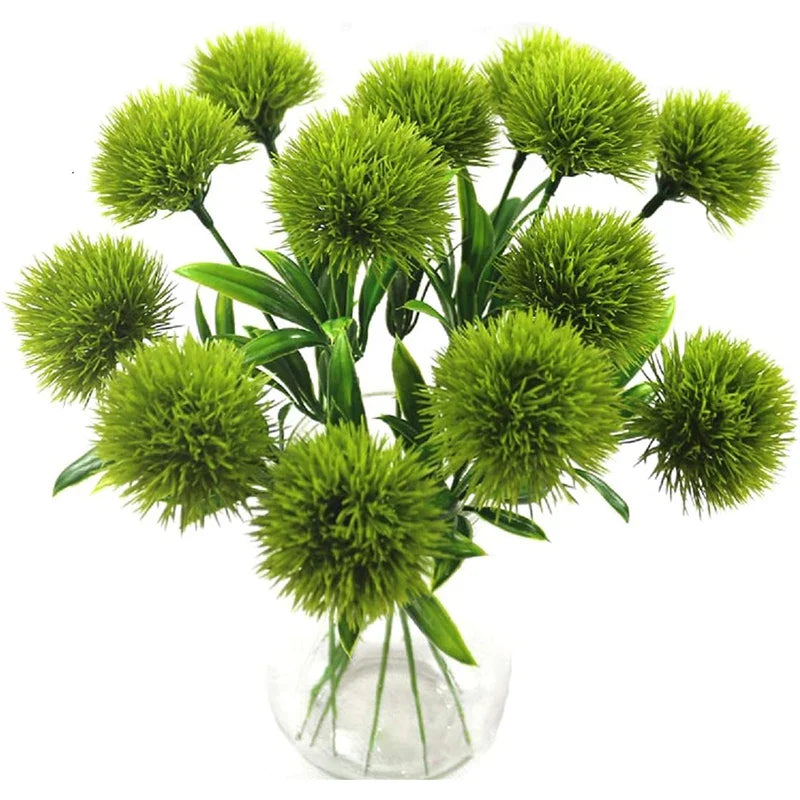 Artificial Dandelion Bouquet Set 3/5/10/12Pcs – 26cm Fake Flower Plants for Home, Bedroom, Wedding & Garden Vase Decoration
