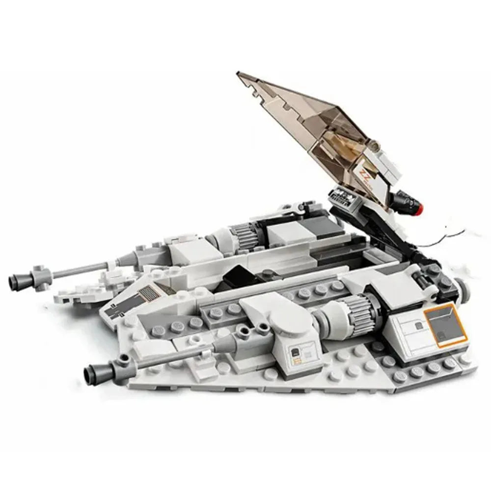 MOC 75259 Snowspeeders Building Blocks — 333PCS Starfighter Snowfield Aircraft Model Toy, Perfect Birthday & Christmas Gift
